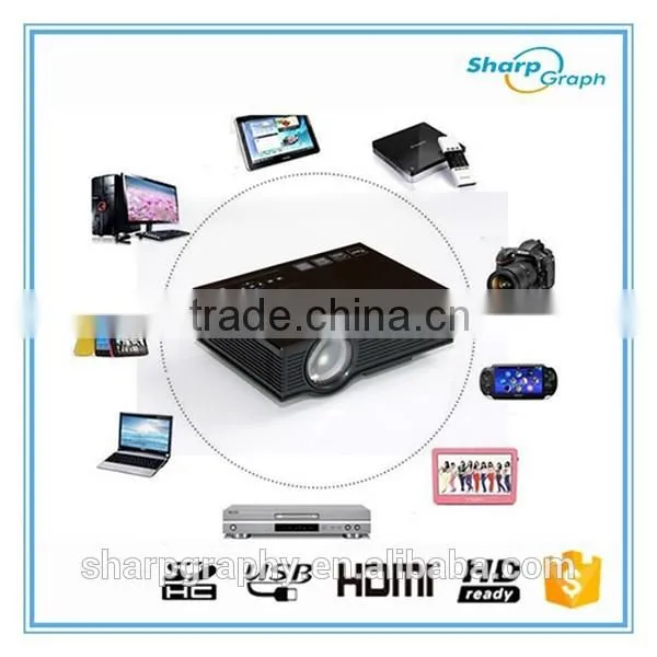 2016 Wholesale UNIC Full HD LED Laser Beamer 3D Holographic 1080p Projector UC40+ photo-6