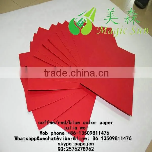 230gsm Red Card Paper Rolls and Sheets photo-3