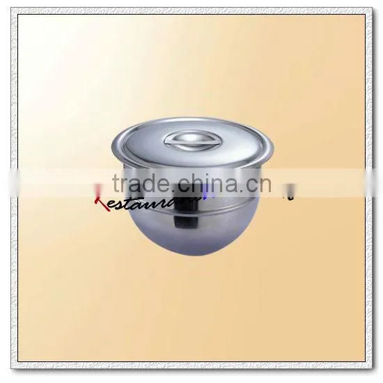 C470 Stainless Steel Condiments Serve Pot With Lid