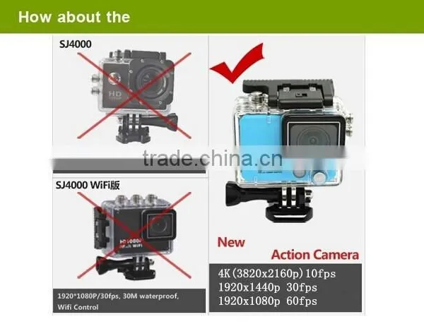 Good Quality 2.0 Inch Waterproof Full hd Action Camera With Remote Car Camera Recorder photo-2