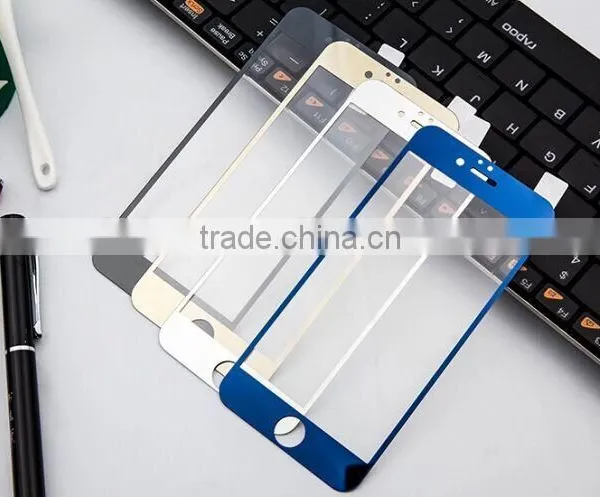 Import Fahion New Premium Mobile Accessories 0.33mm Corning Colorful Silk Printing Tempered Glass Scren Protector photo-4
