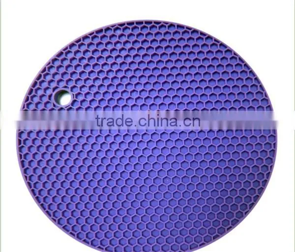 Round Silicone Trivet Mat Heat Resistant Pan Holder photo-4