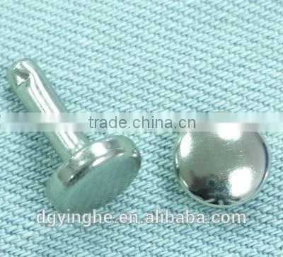 OD7mm Higg-quality Metal Zinc-alloy Bell Stoppers Metal Jeans Button photo-3