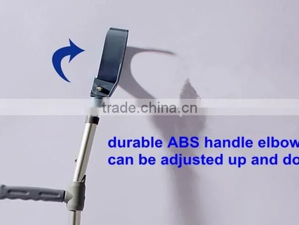 Adjustable Aluminum Elbow Crutch With Anti Slip Rubber Feet and ABS Hand Grip photo-3