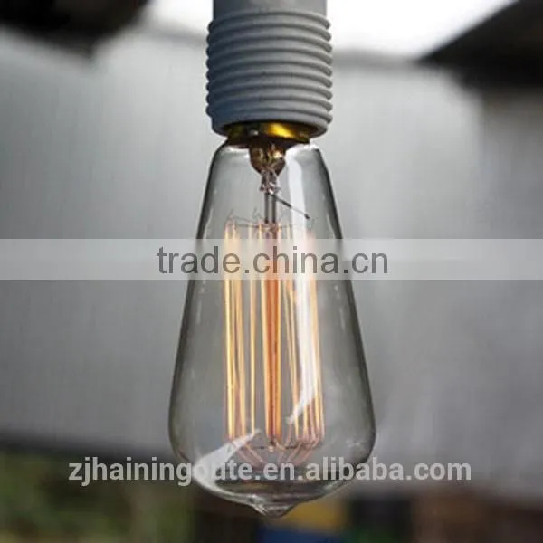 Antique Light Vintage Decor Lighting ST64 Edison Bulb Used for Table Lighting Decoration photo-4
