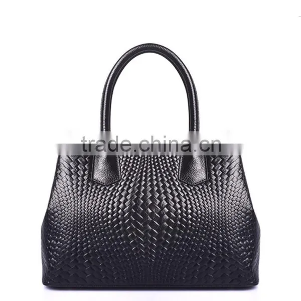 High Quality New Design Fashion Wowen PU Leather Hand Bags From China photo-6