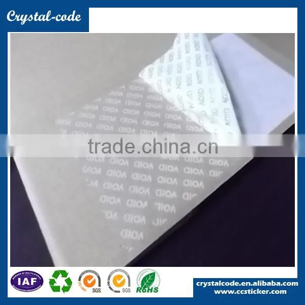 Self Adhesive Anti-theft Anti-fake Security Void Sticker photo-4