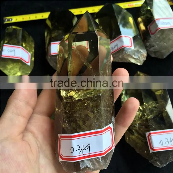 Natural Crystal Citrine Stone Wand Point Wholesale photo-5
