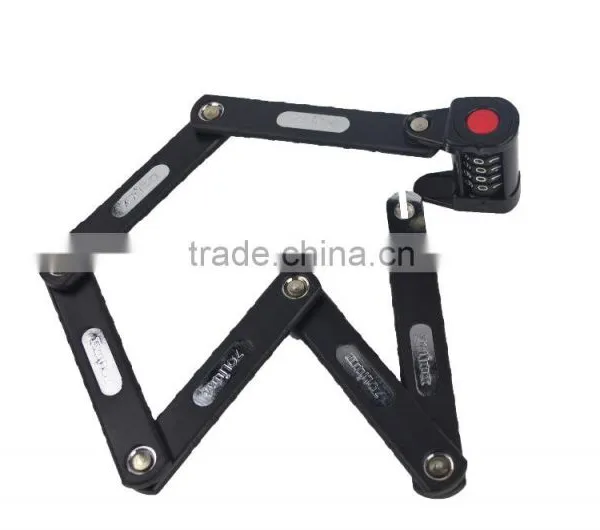 Hot Sale High Quality Factory Price Durable Fashionable Anti-theft Bicycle Folding Lock Bicycle Parts photo-2