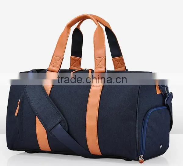 2016 OEM Men Vintage Quilted Travel Messenger Shoulder Crossbody Sport School Big Bag photo-6