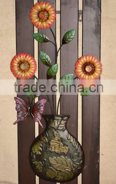Metal Flower Wall Decoration
