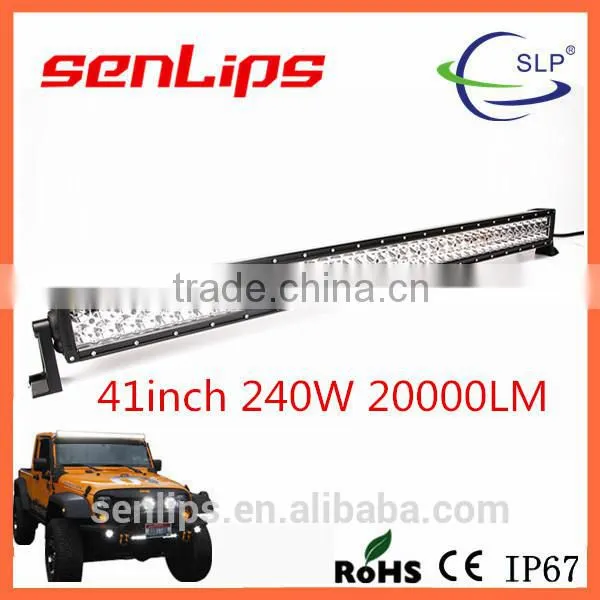 Latest Model 40inch 240W 4D Lens Trucks Led Light Bar 20000LM Bright Led Light Bar