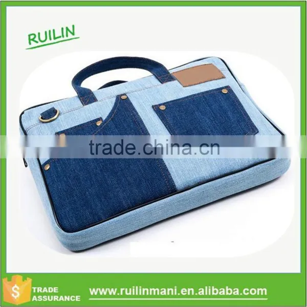 Quality Denim Tote Handbag Crossbody Messenger Computer Laptop Bag Handbags Australia Laptop Bag Shopper photo-3
