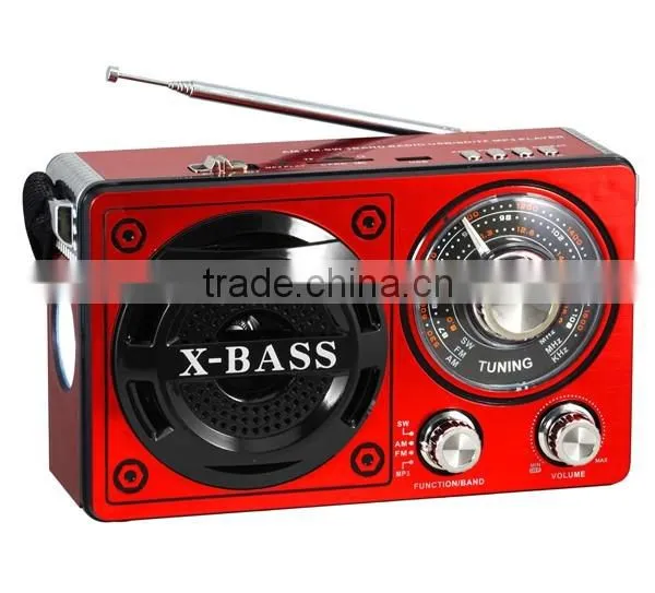 Fashion Portable USB TF Card MP3 Player With 3 Band Radio, Built-in Transformer 3 Band Radio photo-2