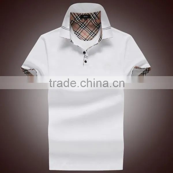 100% White Polyester T-shirt Customed photo-2