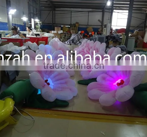 Pink Inflatable Daisy Flower Chain for Wedding Decoration photo-2