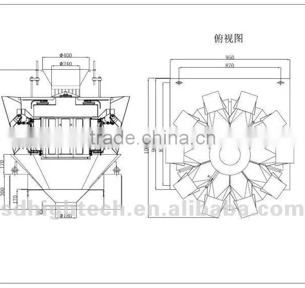 High Precision Multihead Combination Weigher for Puffy Food photo-6