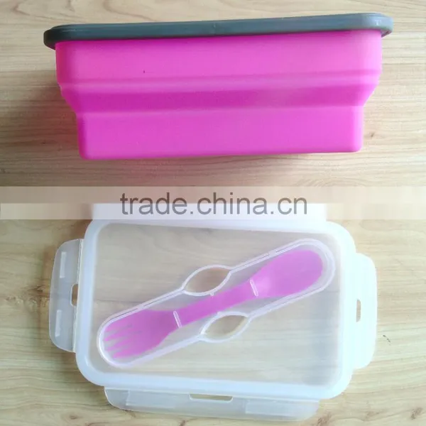 Collapsible Container Camping Silicone Food Storage Containers photo-4