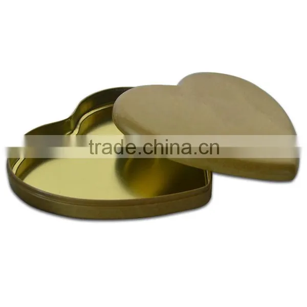 Romantic Heart Shaped Gift Tin Box for Chocolate Packing/Mini Heart Shape Tin Box photo-2