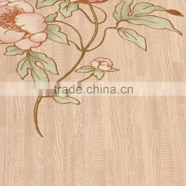 Natural Italian Deep Embossed Vinyl/pvc Wallpaper photo-3