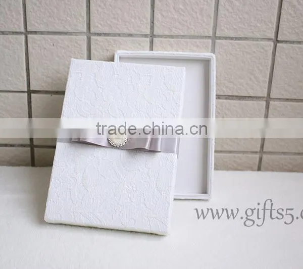 Handmade Luxury Wedding Invitation Box With Lid photo-3