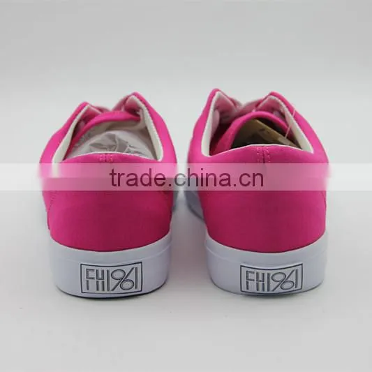 Slip-on Pink Women Canvas Shoes photo-3