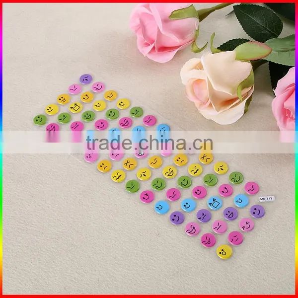 Smile Face 3D PVC Puffy Stickers photo-2