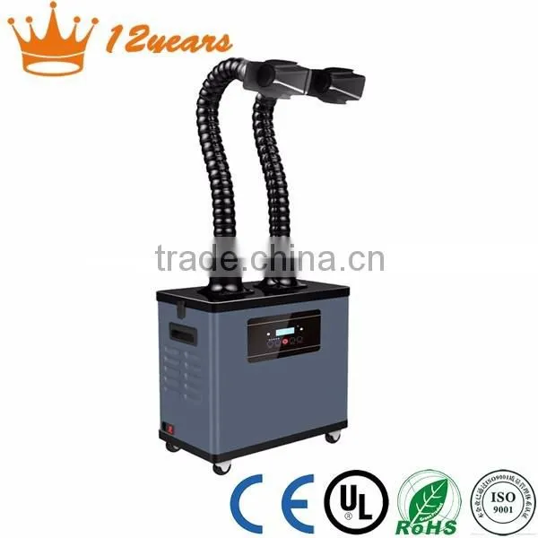 Good Performance Air Filter DX-1002 With OEM Seriver, Fume Extractor With Double Flexible Competitive Price photo-3