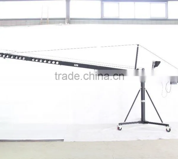 Professional LMS DV Jimmy Jib Dslr Camera Crane With 10m Triangle Electronic Control Rocker Arm Flight Case Package photo-2