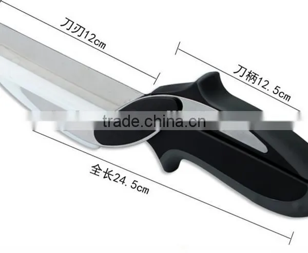 VEGETABLE CLEVER CUTTER 2-IN-1 FOOD CHOPPER photo-3