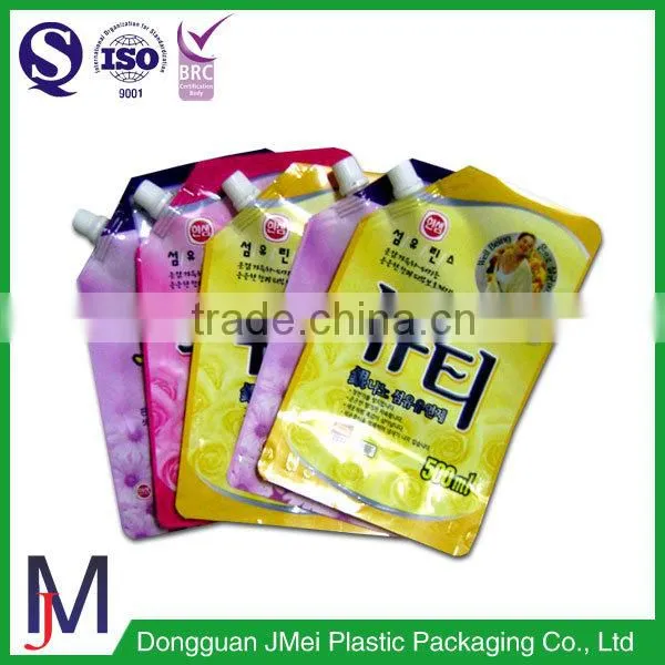 New Premium Food Grade Packaging Stand up Bag With Spout , Stand up Pouch With Spout Filling Machine photo-2