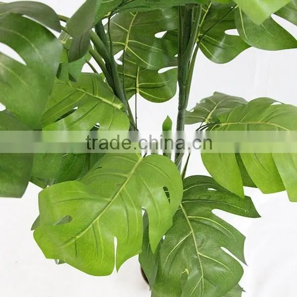 Fake Decorative Artificial Monstera Palnt Tree Plastic Trunk for Sale photo-3