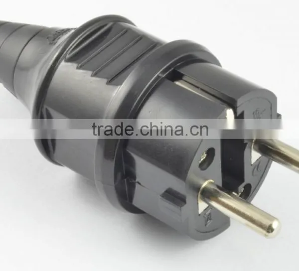 Top Quality Germany European 220 Volt AC Male Female Cable Connector photo-4