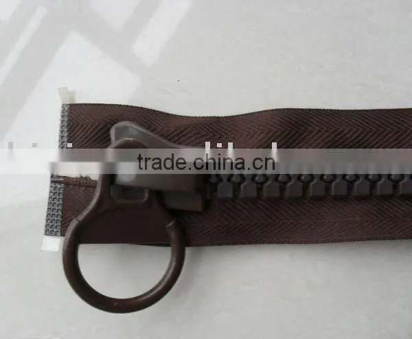 Brown Plastic Zippers/Slide Fastener
