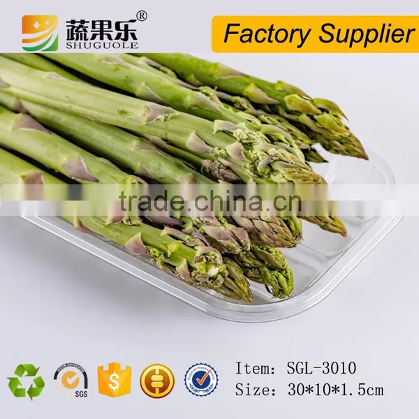 Disposable Plastic Blister Asparagus Packing Tray photo-3