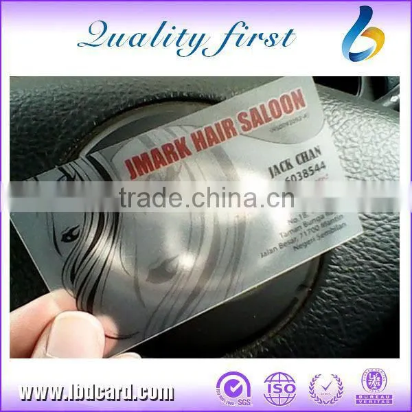 Hot Sell Blank PVC Business Cards / NFC Transparent Cards photo-4
