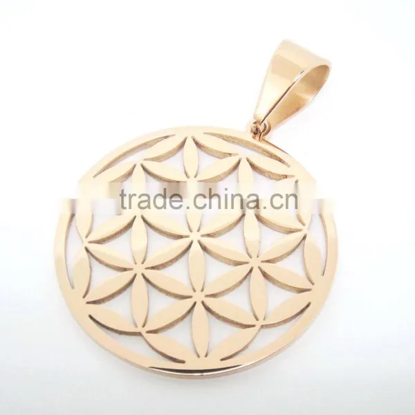 Custom Size Stainless Steel Chakra Jewelry Pendant for Sale photo-6