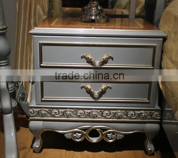 Luxury French Neoclassic Rococo European Royal Furniture Bedroom Bed Set photo-3