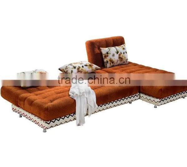 5% Discount L Shape Fabric Corner Sofa Bed for Sale