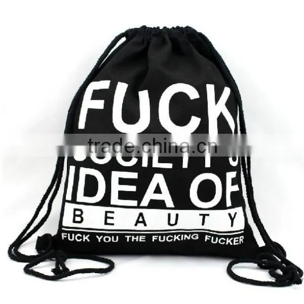 Wholesale Backpack Drawstring Bag Draw String Bag Custom photo-5
