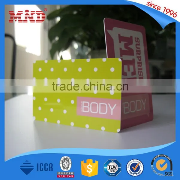 MDCL218 125khz 13.56MHZ UHF PVC Plastic RFID Card CR80 Size photo-4