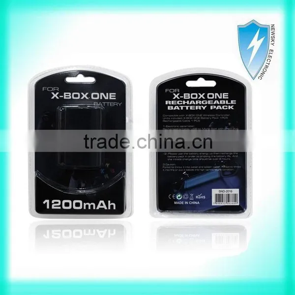 New Products 2014!1200mAh Standard Recharge Batteries for Microsoft Video Game Wireless Conroller for Xbox One Battery Pack