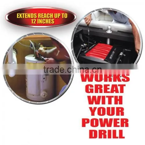 As Seen On TV Flexible Drilling Kit Snake Bit Drill Extender