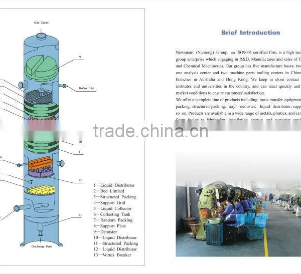 Metallic Ladder Ring Random Packings for Rectifying Columns photo-6
