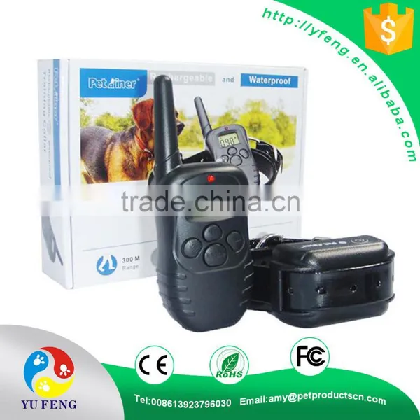 998DB Waterproof Rechargeable LCD Electronic Shock Remote Dog Electric Training Collar photo-6