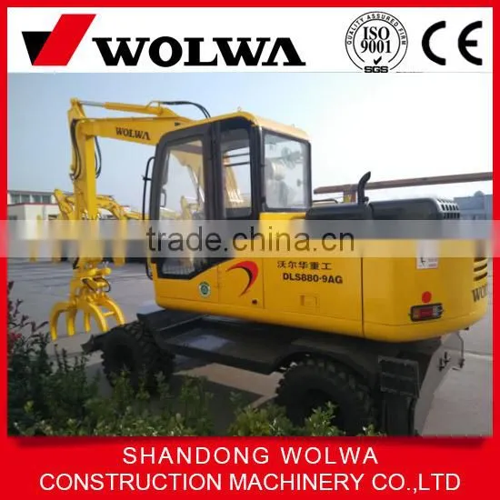 Log Loader With Grap Excavator With Grapple on Sale photo-4