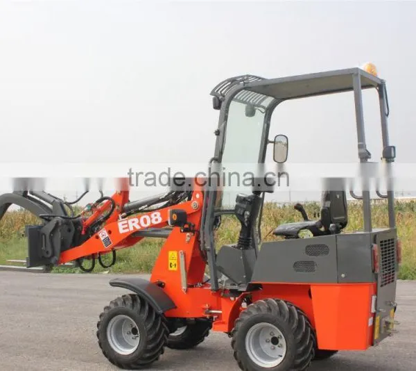 Everun Hoflader ER08 Mini Loader With New Cabin/Quick Hitch for Sale photo-2