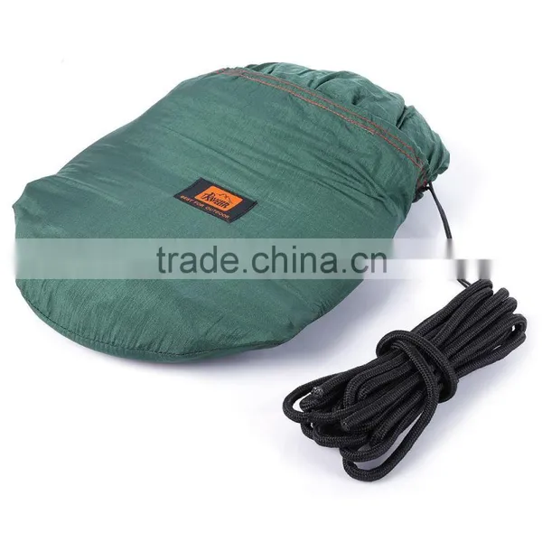 Camping 2-Person Anti-mosquito Parachute Nylon Hammock 200KG Loading Outdoor Travel Kit Camping Travel Hammock photo-5