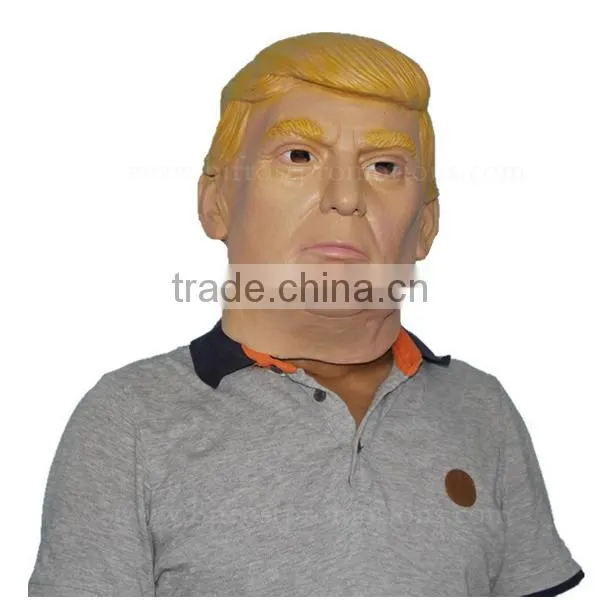 New Arrive 2017 Halloween Party Realistic Donald Trump Latex Mask photo-2