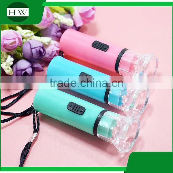 Wholesale Eco Mini Portable Plastic Strong Light Led Torch Flashlight With Rope photo-2